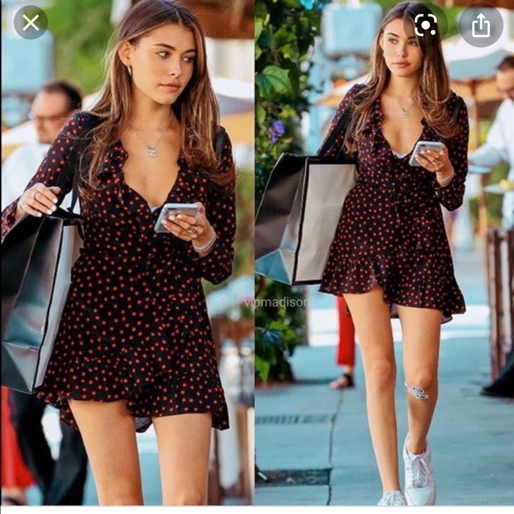 Realisation silk wrap dress